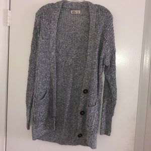 Blue/grey Hollister cardigan